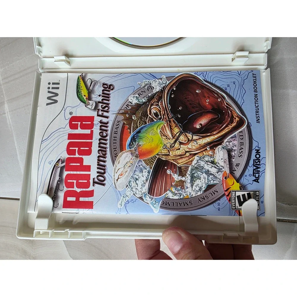 Rapala Tournament Fishing Nintendo Wii Activision CIB Complete‎ With Manual W1
